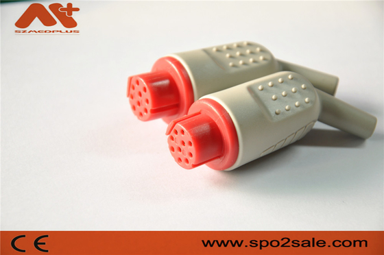 IBP connector accessory compatible for Datex IBP adapter cable with 10pin red color
