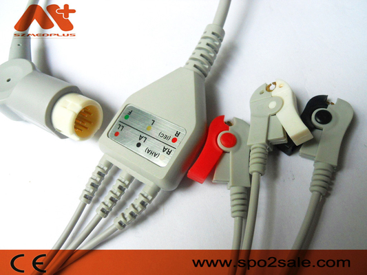 Philips Compatible 3 Lead Clip Direct-Connect ECG Cable - M1970A