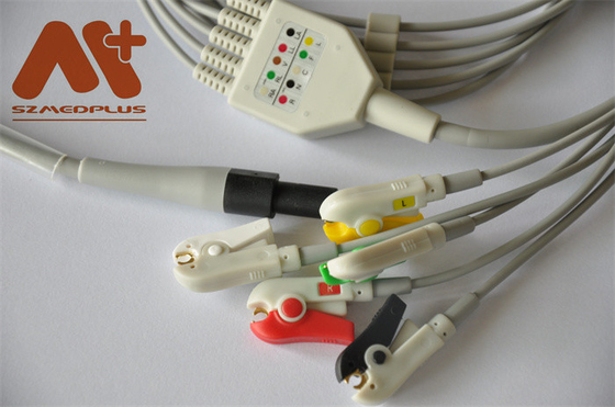 Welch Allyn Propaq LT 5 lead Clip Compatible Direct-Connect ECG Cable