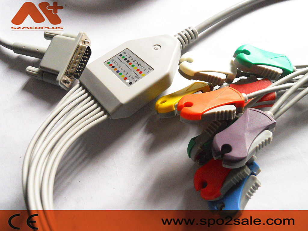 Wire Ecg Machine Dr. Lee 10 Lead EKG Cable For ECG-120A, 310A, 310B EKG Machine