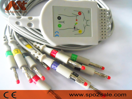 2.400095 EKG Cable Schiller ECG Cable IEC Banana 4.0 For AT1, AT2,  AT4