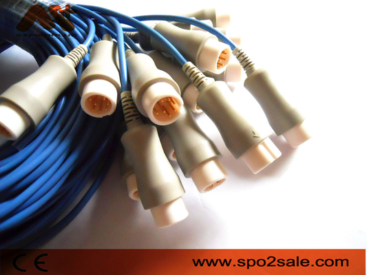 Datex Mindray Spo2 Cable  szmedplus Spo2 Extension Cable Grey