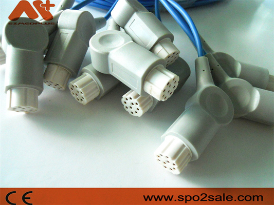 Datex Mindray Spo2 Cable  szmedplus Spo2 Extension Cable Grey