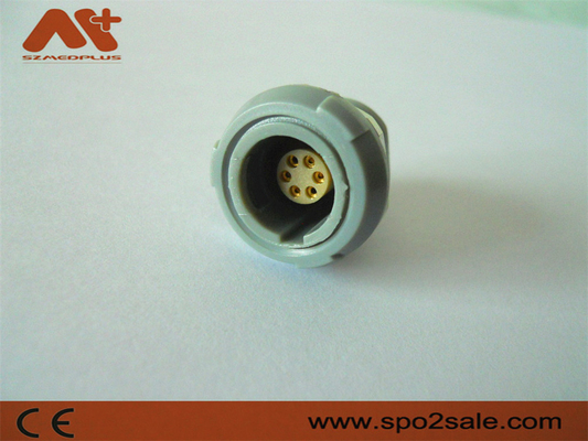 (G51M07-P06LFD0-0070)  1P pull push 6 pin single notch Plastic socket,plastic,Grey