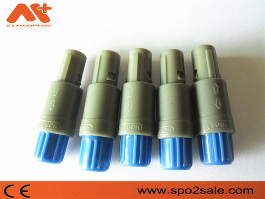 (S11ME7-P07MFD0-5260) 1P pull push 7 pin plastic Connector, Grey Shell,Blue,dual 80 key