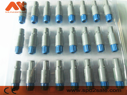(S11ME7-P07MFD0-5260) 1P pull push 7 pin plastic Connector, Grey Shell,Blue,dual 80 key
