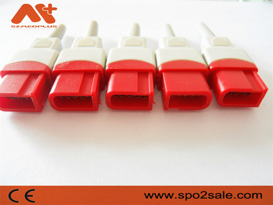 IBP connector compatible for Compatible Spacelabs IBP cable with 10pin Red color