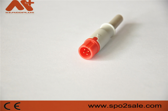 IBP connector accessory compatible for Biolight IBP adapter cable with 4pin red color