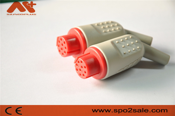 IBP connector accessory compatible for Datex IBP adapter cable with 10pin red color