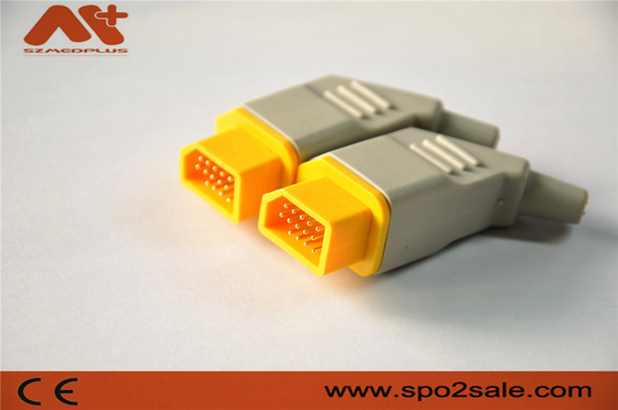 IBP connector accessory compatible for Nihon Kohden IBP adapter cable,14Pin
