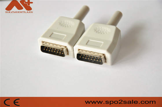 EKG connector compatible Nihon Kohden 10-lead EKG cable with White color