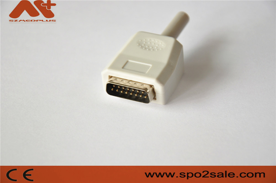 EKG connector compatible Nihon Kohden 10-lead EKG cable with White color