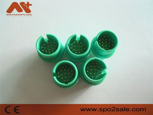 ECG/EKG connector compatible Spacelabs ECG/EKG cable with 17pin green color