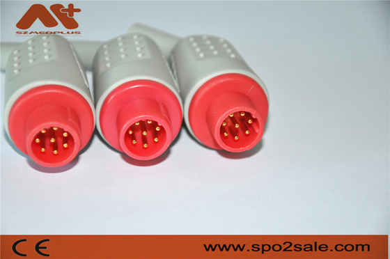 Medical Device Connectors Bionet 8 Pin ECG Cable Connectors For Patient Monitor