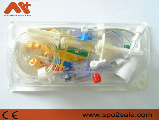 P01733 IBP Pressure Transducer Disposable Edwards Connector Single Tube