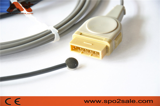 GE Marquette Medical Temperature Sensor Adult Skin Probe For Dash 4000 Monitor