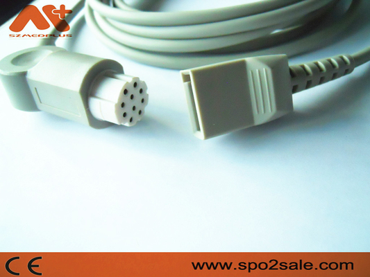 Datex Compatible IBP Adapter Cable For AS/3, AS/5, CC-104, Cardiocap CM-104, Cardiocap I, Cardiocap II, Cardiocap/5..