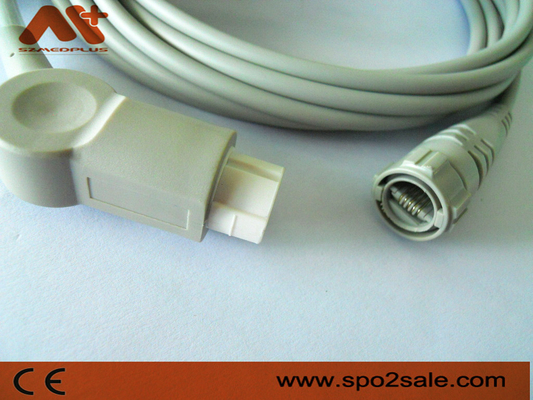 Datex Compatible IBP Adapter Cable For AS/3, AS/5, CC-104, Cardiocap CM-104, Cardiocap I, Cardiocap II, Cardiocap/5..