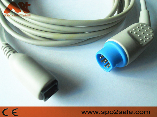 Siemens Compatible IBP Adapter Cable For Utah,BD,Edwards,Abbort,B.braun,Argon,Medex logical IBP Transducer