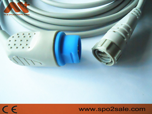 Siemens Compatible IBP Adapter Cable For Utah,BD,Edwards,Abbort,B.braun,Argon,Medex logical IBP Transducer
