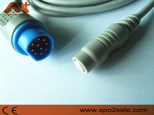 Siemens Compatible IBP Adapter Cable For Utah,BD,Edwards,Abbort,B.braun,Argon,Medex logical IBP Transducer