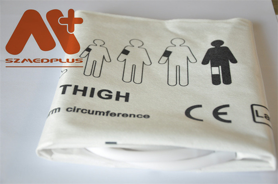 Critikon NIBP Cuff 2406 Adult Thigh Blood Pressure Cuff Dual Tube 45 - 56 Cm