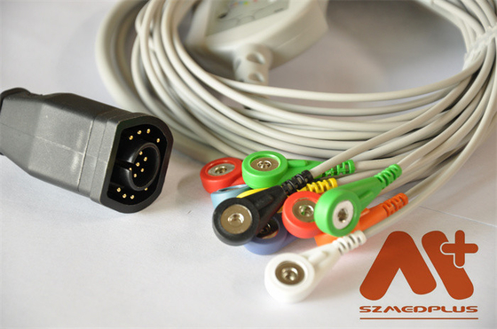 Electrocardiogram EKG Cable Zoll 12 Lead Cable For Zoll E Series, M Series