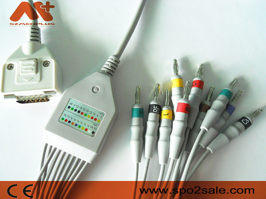Fukuda ME Compatible Direct-Connect EKG Cable for Cardisuny, KP-500, KP-500D