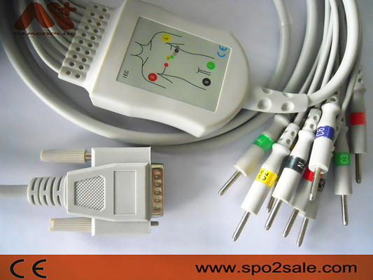 Nihon Kohden Compatible Direct-Connect EKG Cable - BA-903D