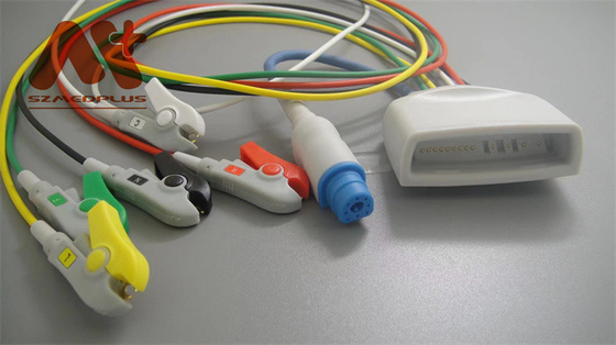 ECG Telemetry Holter Cable 5 Lead Grabber Spo2  Philips 989803171851