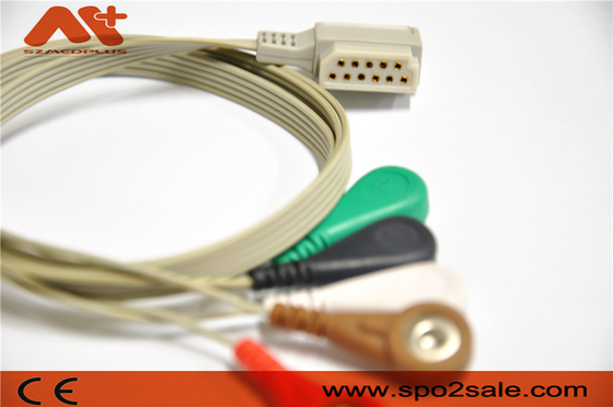 11 Pin Telemetry 5 Lead ECG Cable Philips M4725A Used Holter Recorder
