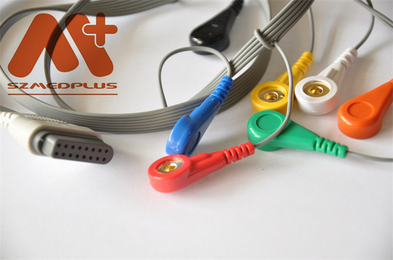 7 Lead ECG Holter Cable SE-2003 SE-2012 Edan ECG Cable