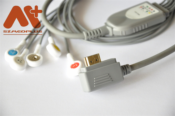 ECG Holter Cable 5 Lead Compatible For Voles&Hills Smart Holter Recording System