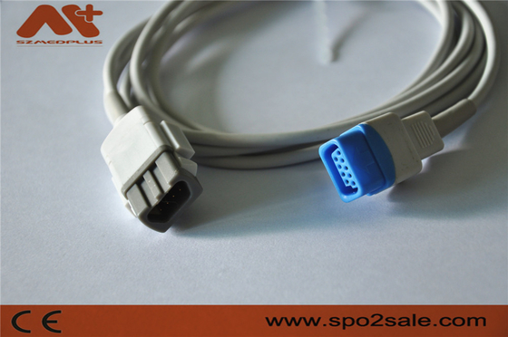 Datex Ohmeda Trusat Compatible SpO2 Adapter Cable - TS-M3