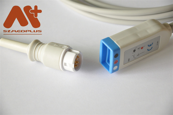 12 Pin Philips Compatible ECG Trunk Cable 3 Lead M1669A