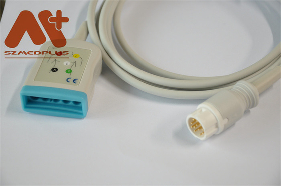5 Lead ECG Patient Cable 12 Pin HP  M1668A For Patient Monitor