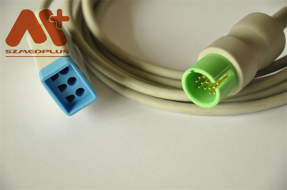 Spacelabs Compatible 3 lead ECG Trunk Cable - 700-0008-08