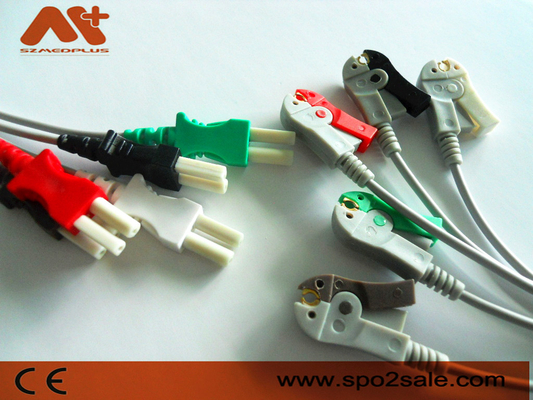 Spacelabs Compatible 5 lead clip ECG Leadwire - 700-0006-10