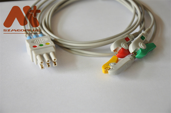 Datex Ohmeda Compatible 3 lead clip ECG Leadwire - 545315