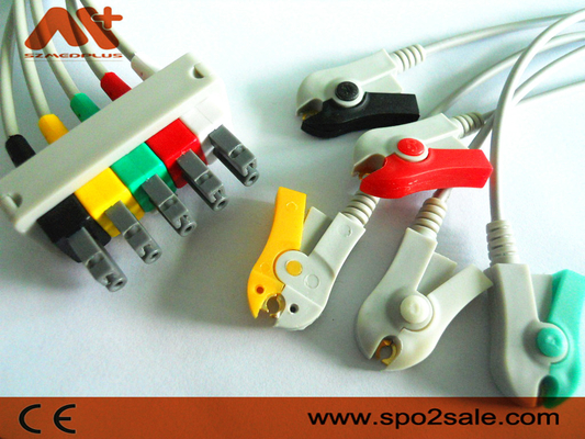 Philips Compatible 5 Lead Clip ECG Leadwire - M1633A