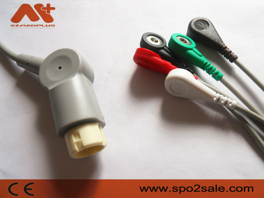 Philips Compatible 5 Lead Snap Direct-Connect ECG Cable - M1977A