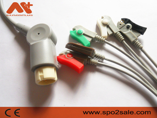 Philips Compatible 5 Lead Clip Direct-Connect ECG Cable - M1975A
