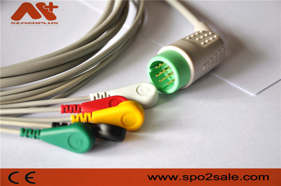 Stryker > MEDTRONI > Physio Control Compatible 5 Lead Snap Direct-Connect ECG Cable - 11110-000066