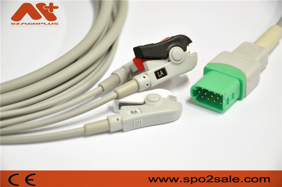 Mindray > Datascope Passport V, V12, V21 3 Lead Compatible Direct-Connect ECG Cable