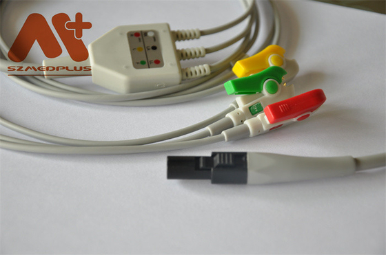Welch Allyn Propaq LT 3 lead Clip Compatible Direct-Connect ECG Cable