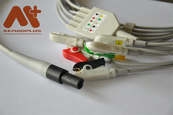 Welch Allyn Propaq LT 5 lead Clip Compatible Direct-Connect ECG Cable