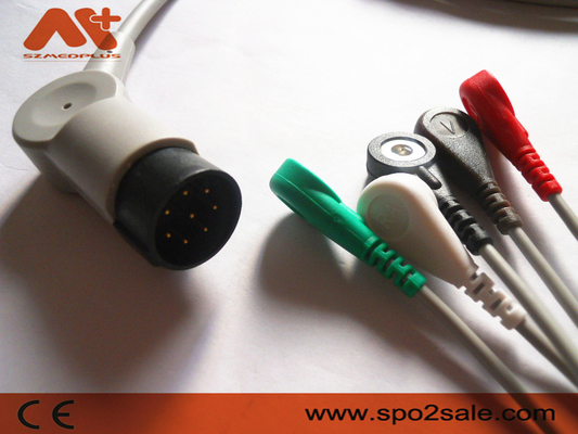 Nihon Kohden Patient Monitor Cables 5 Lead Snap ECG Cable OEC Sery