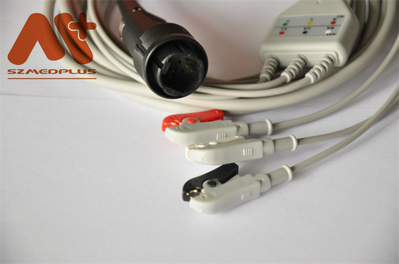 CE Saadat Heyer Sierra Neptune Cable 9 Pin 3.5M 3 Lead ECG Cable