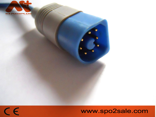 CE Adult HP M1191BL 8 Pin Soft Tip SpO2 Sensor For Patient Monitor