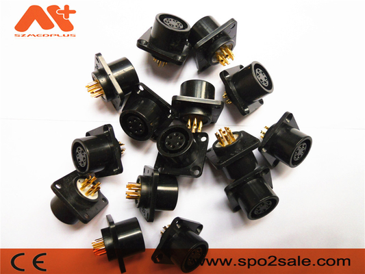 Medical Device Connectors AAMI Compatible ECG Socket 6 Pin